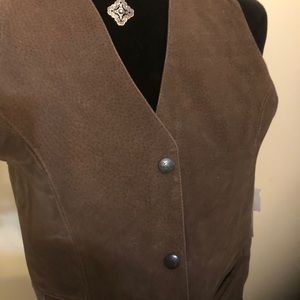 NWT. New Suede ladies vest.
